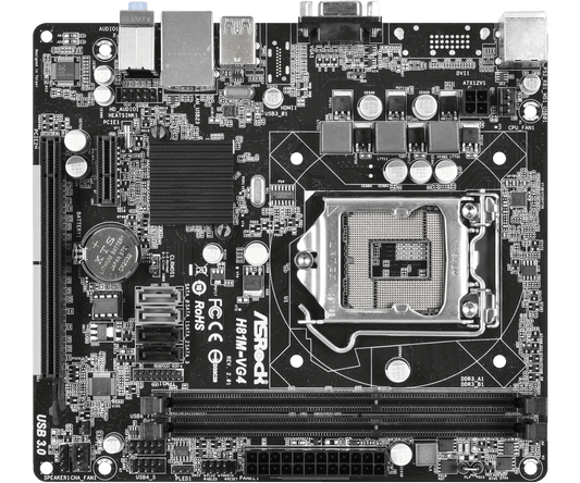ASRock H81M - VG4 R2.0 Motherboard LGA 1150 Intel H81 DDR3 16GB support 4770 4170 4590 4460 4690 4150 G3420 cpu Micro ATX - GadgetsPerformance