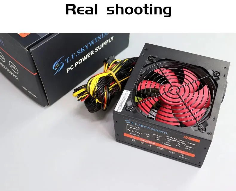 220v not work in 110v 500/600/700/800W PC Power Supply for Computer ATX Sources Desktop Intel AMD Sleeve Bearing Cooling - GadgetsPerformance