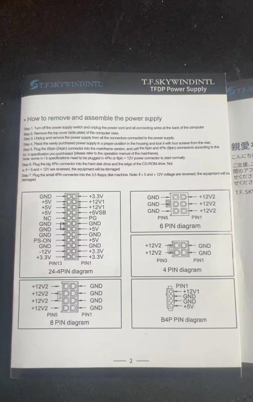 220v not work in 110v 500/600/700/800W PC Power Supply for Computer ATX Sources Desktop Intel AMD Sleeve Bearing Cooling - GadgetsPerformance