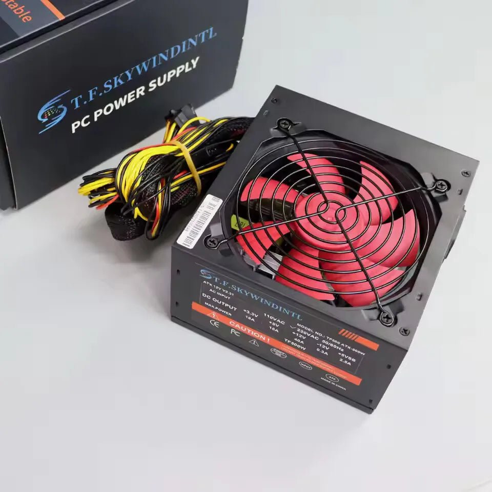 220v not work in 110v 500/600/700/800W PC Power Supply for Computer ATX Sources Desktop Intel AMD Sleeve Bearing Cooling - GadgetsPerformance