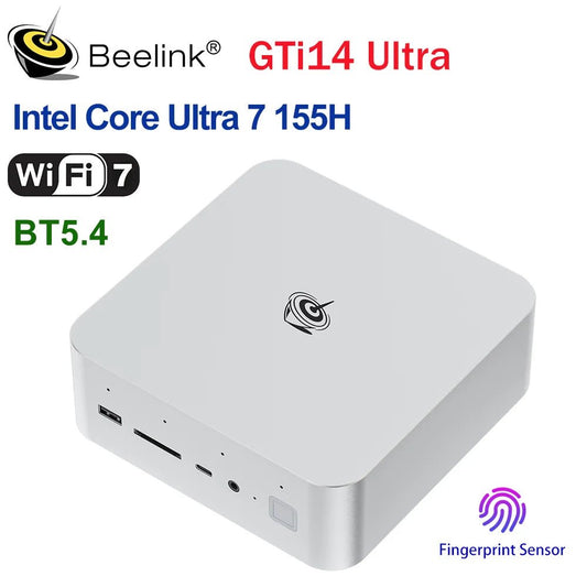 Beelink GTi14 Powerful AI PC Intel Ultra7 155H Ultra9 185H GTi13 i9 13900HK 32G DDR5 1T NVME SSD Desktop Computer Mini Gaming PC - GadgetsPerformance