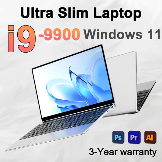 Nouveau PC Portable 14.1" Intel Core i9-9900 32Go 2To Gaming Ultra Slim Windows 11 Pro - GadgetsPerformance