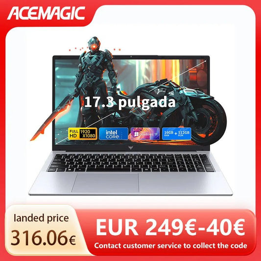 Ordinateur portable ACEMAGIC 17,3" : puissance et mobilité en HD - GadgetsPerformance