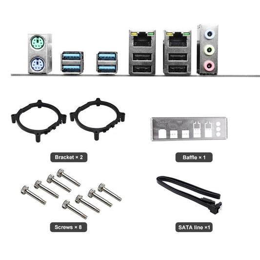 X99 Dual - socket Cpu Motherboard Lga2011 - 3 8xddr3 Ecc Ram Slot Pciex16 Sata3.0 Server Pc Motherboard - GadgetsPerformance